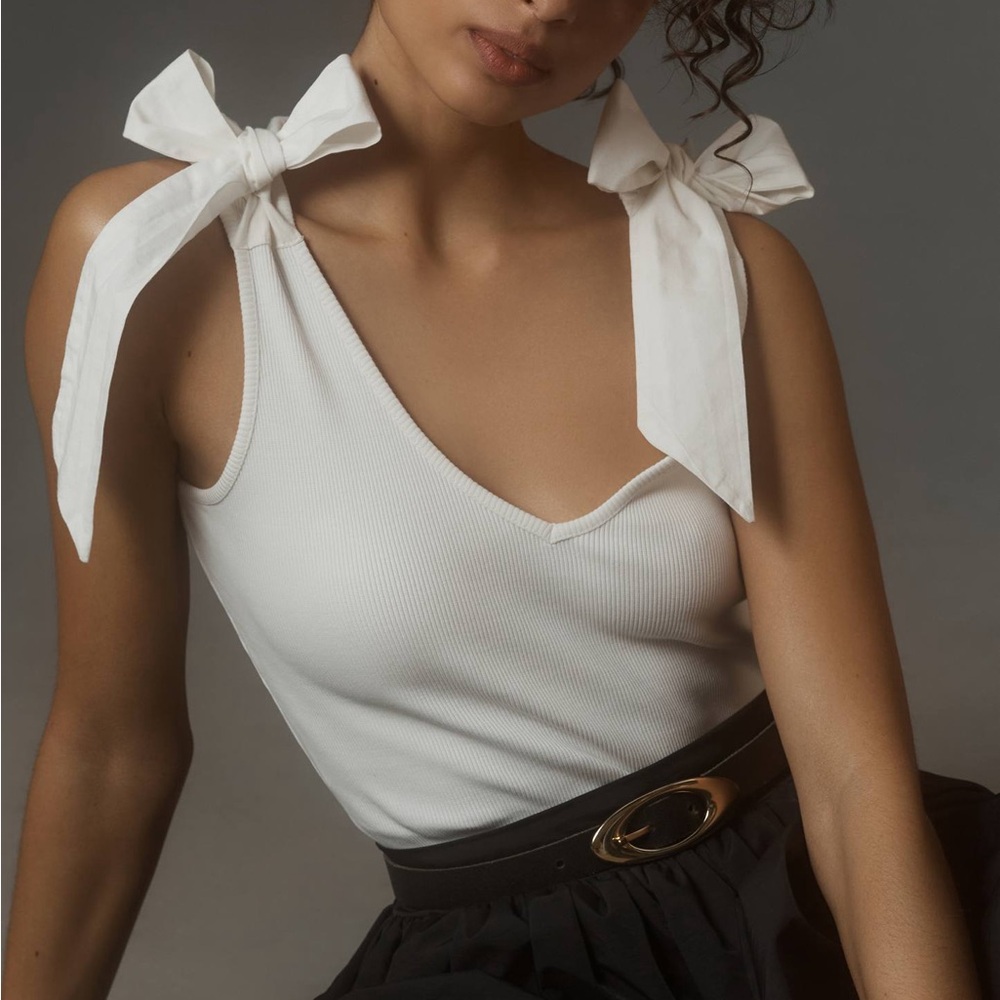 The Rafaela Bow-Tie Tank by Maeve (Anthropologie)